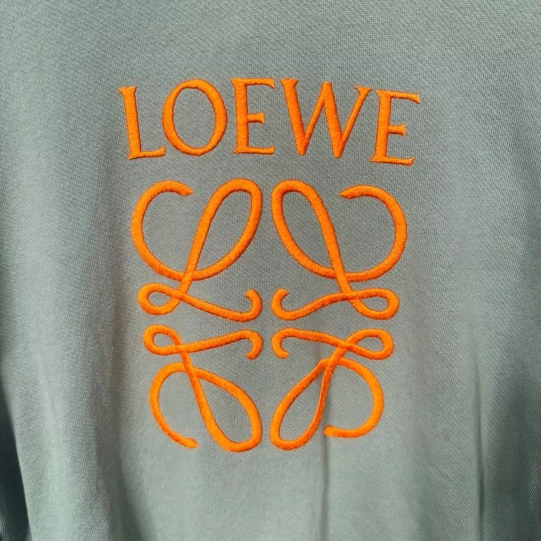 Loewe LOEWE Solid color round neck letter embroidered long sleev Size US L / EU 52-54 / 3 - 3 Thumbnail