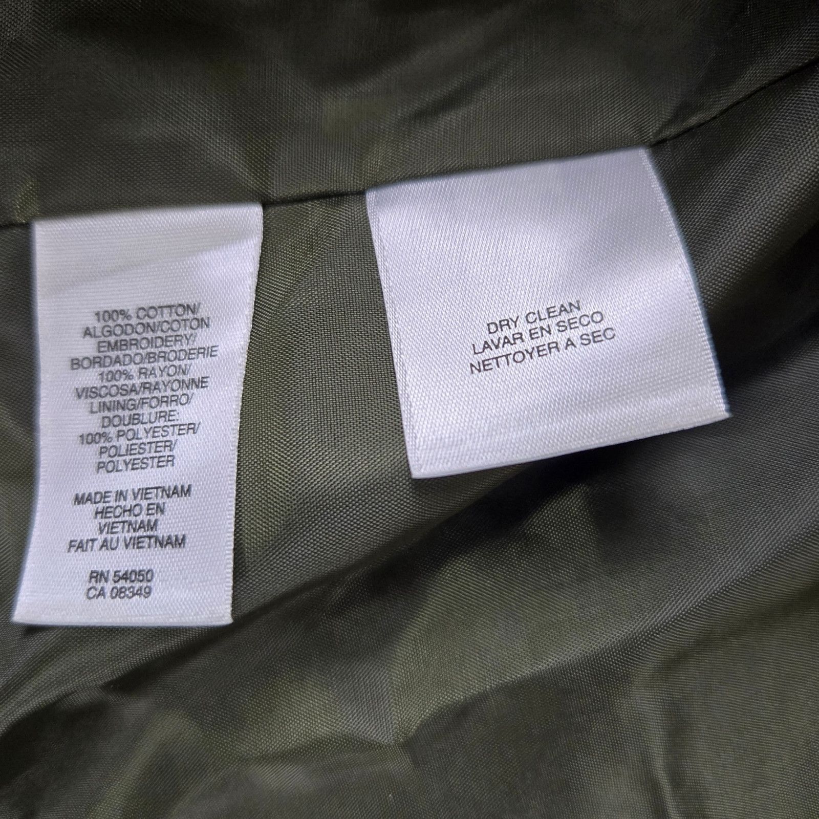 Evan Picone Vintage Evan Picone Green Retro Blazer Size 12P Size XL / US 12-14 / IT 48-50 - 7 Thumbnail