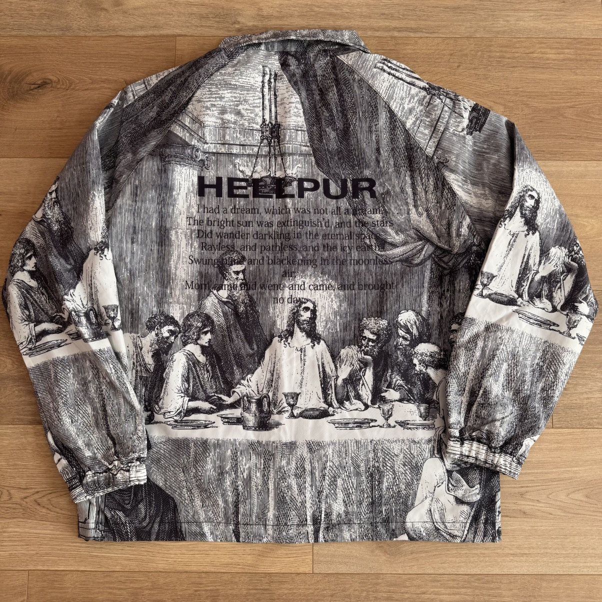 Other Hellpur The Last Supper Leonardo Da Vinci Zip Light Jacket Size US L / EU 52-54 / 3 - 8 Thumbnail
