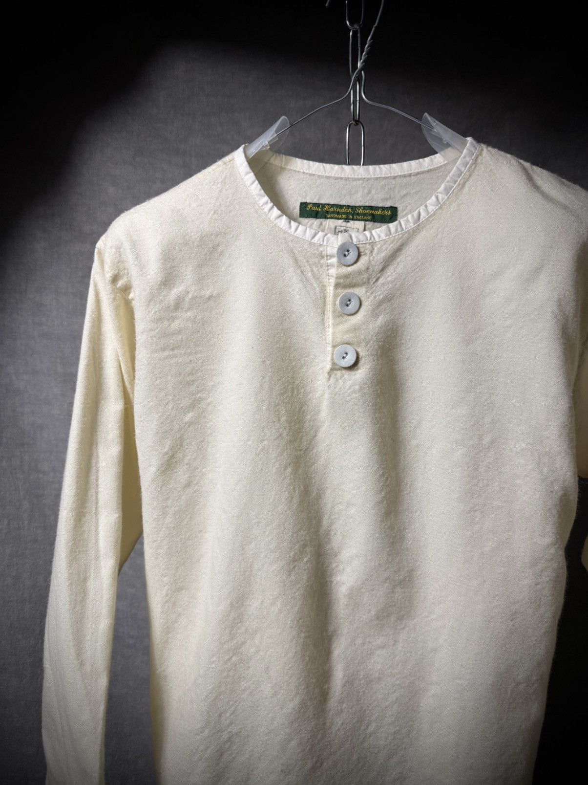 Paul Harnden Shoemakers Paul Harnden Shoemakers Wool Henley Neck Long Sleeve Size US M / EU 48-50 / 2 - 2 Thumbnail
