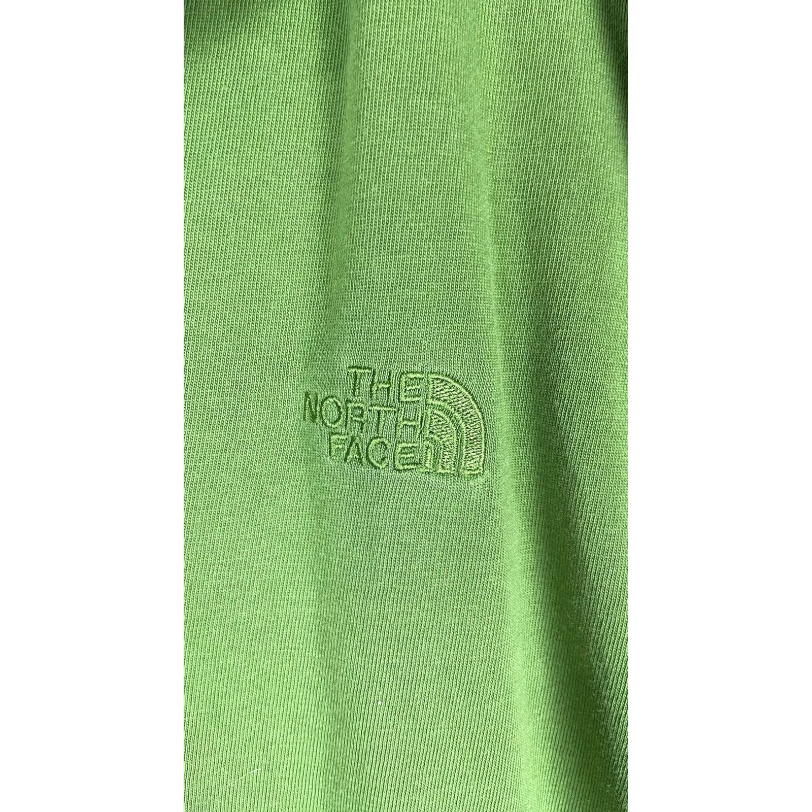 The North Face The North Face Polo Shirt Mens 2XL Green Solid Logo Short Sleeve Casual Knit Size US XXL / EU 58 / 5 - 2 Thumbnail