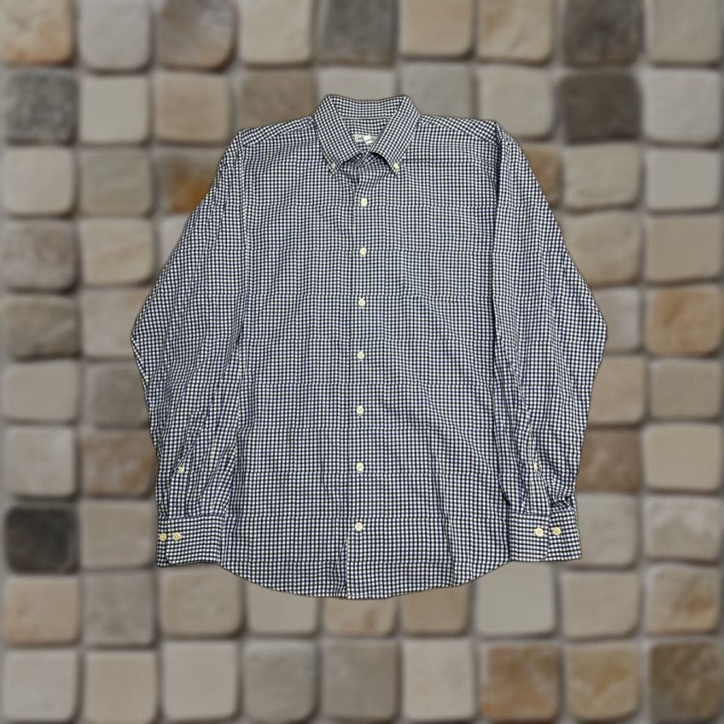 Peter Millar Peter Millar Shirt Mens XL Multicolor Cotton Gingham Check Button-Down Size US XL / EU 56 / 4 - 1 Thumbnail