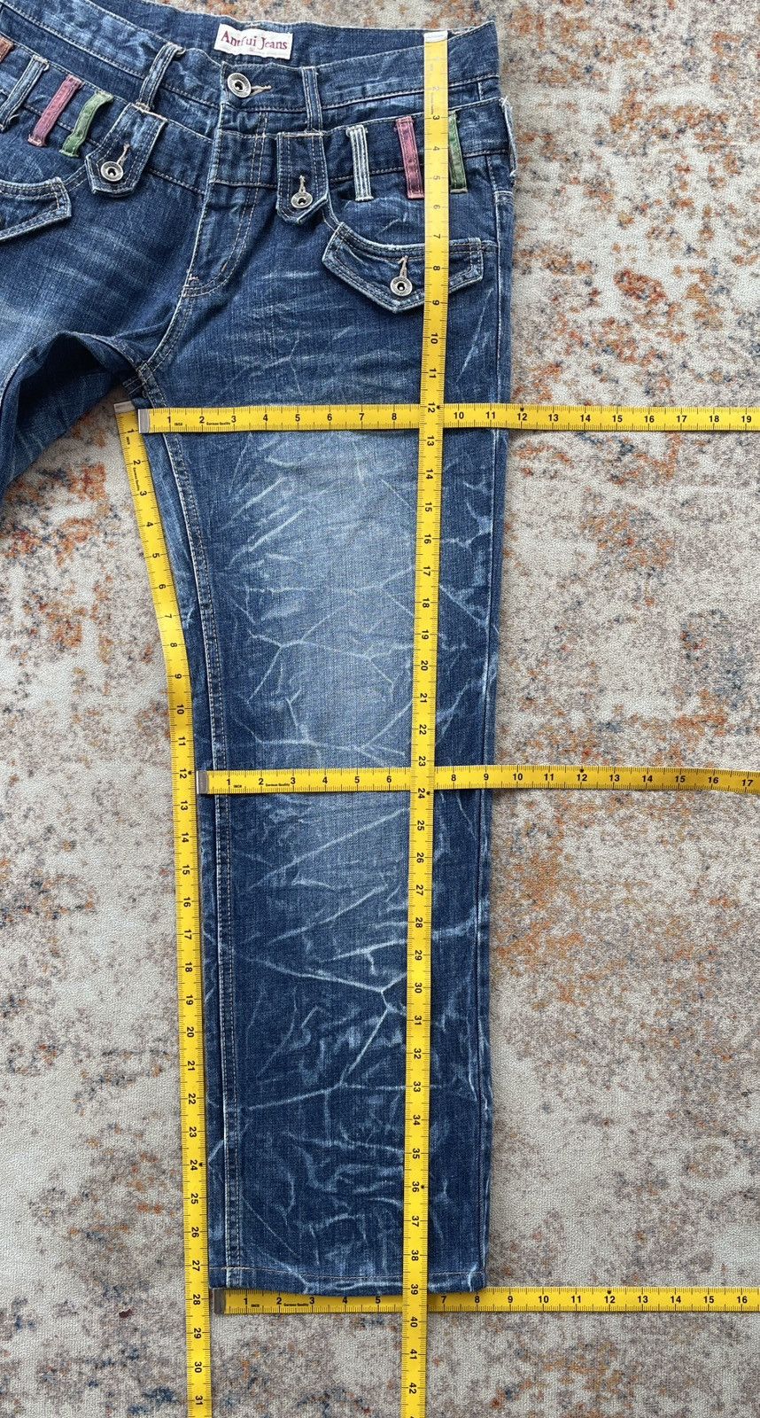 Hysteric Glamour ANTFUI DOUBLEWAIST LOOKLIKE HYSTERIC JEANS Size US 31 - 8 Thumbnail