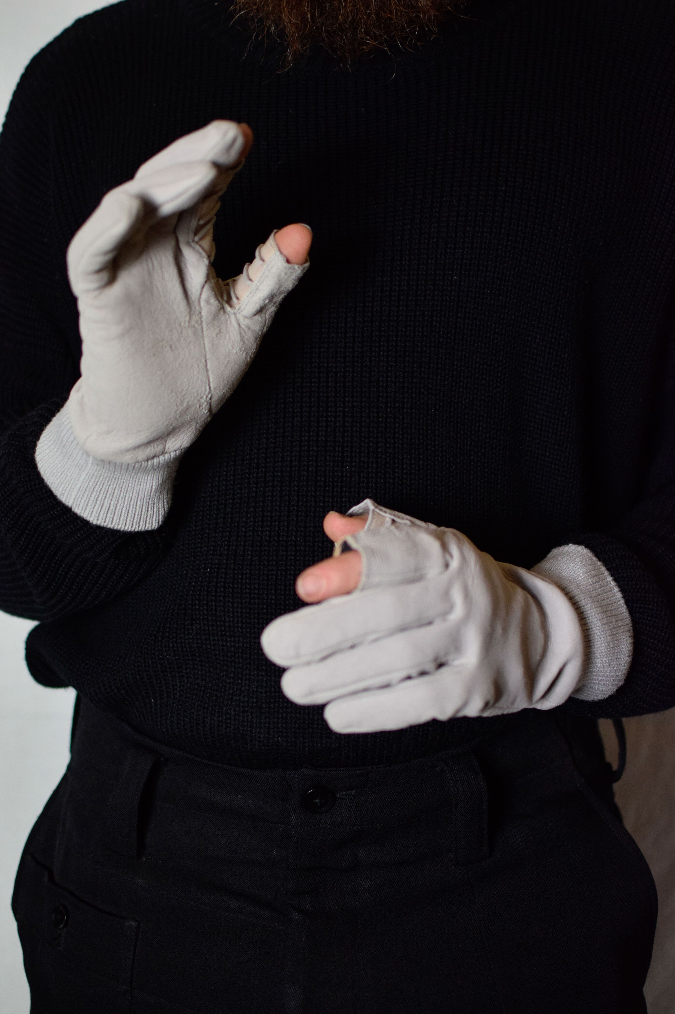 Rick Owens Rick Owens AW14 Ruhlmann Gloves - RR14F2475-COM7 Size ONE SIZE - 5 Thumbnail