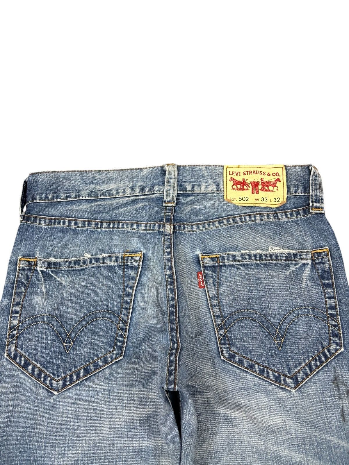 Levi's Vintage 90s Levis 502 Faded Wash Loose Jeans Size US 34 / EU 50 - 8 Thumbnail