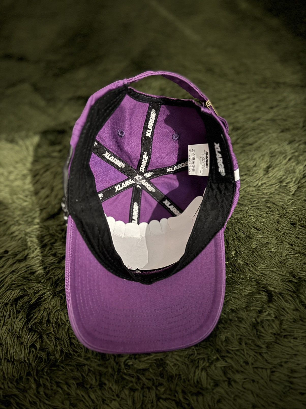 Xlarge X-LARGE Osaka Original Logo Print Cap Purple Size ONE SIZE - 6 Thumbnail