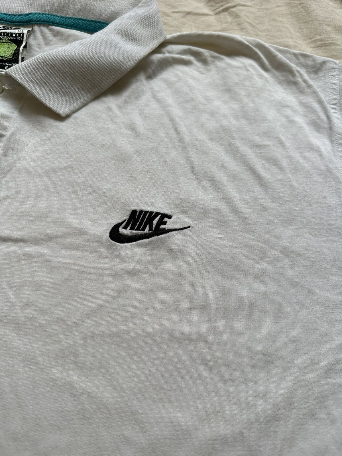 Nike Nike Challenge Court 1990 Andre Agassi vintage polo t-shirt Size US XL / EU 56 / 4 - 5 Thumbnail