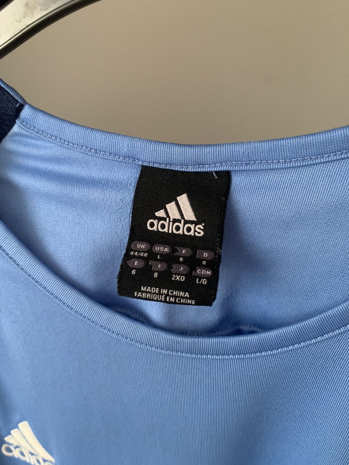 Adidas REAL MADRID 2005-06 TRAINING FOOTBALL SHIRT SOCCER JERSEY Size US L / EU 52-54 / 3 - 8 Thumbnail