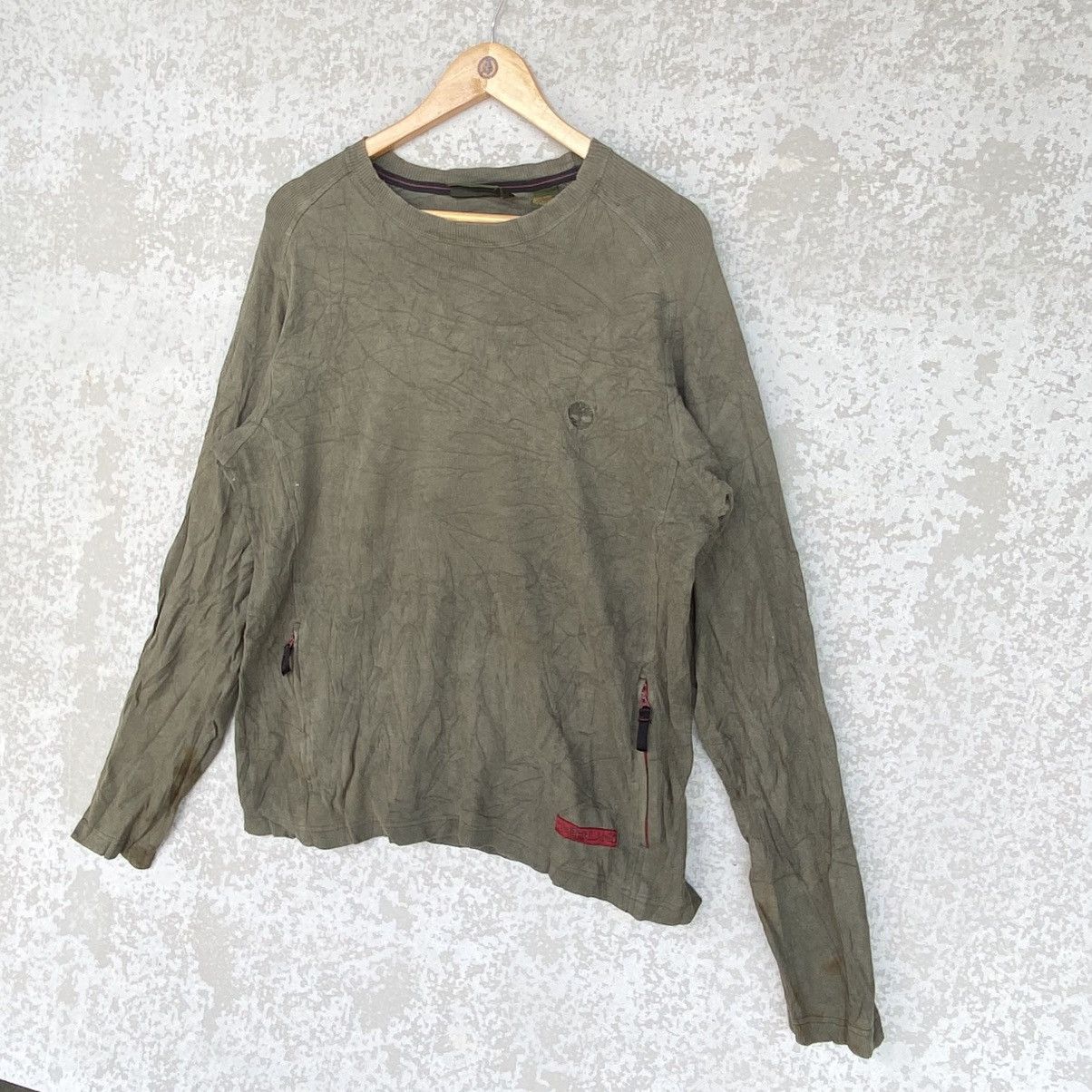 Other Vintage Timberland Long Sleeve T-Shirt Sweatshirt Green Size US S / EU 44-46 / 1 - 2 Thumbnail