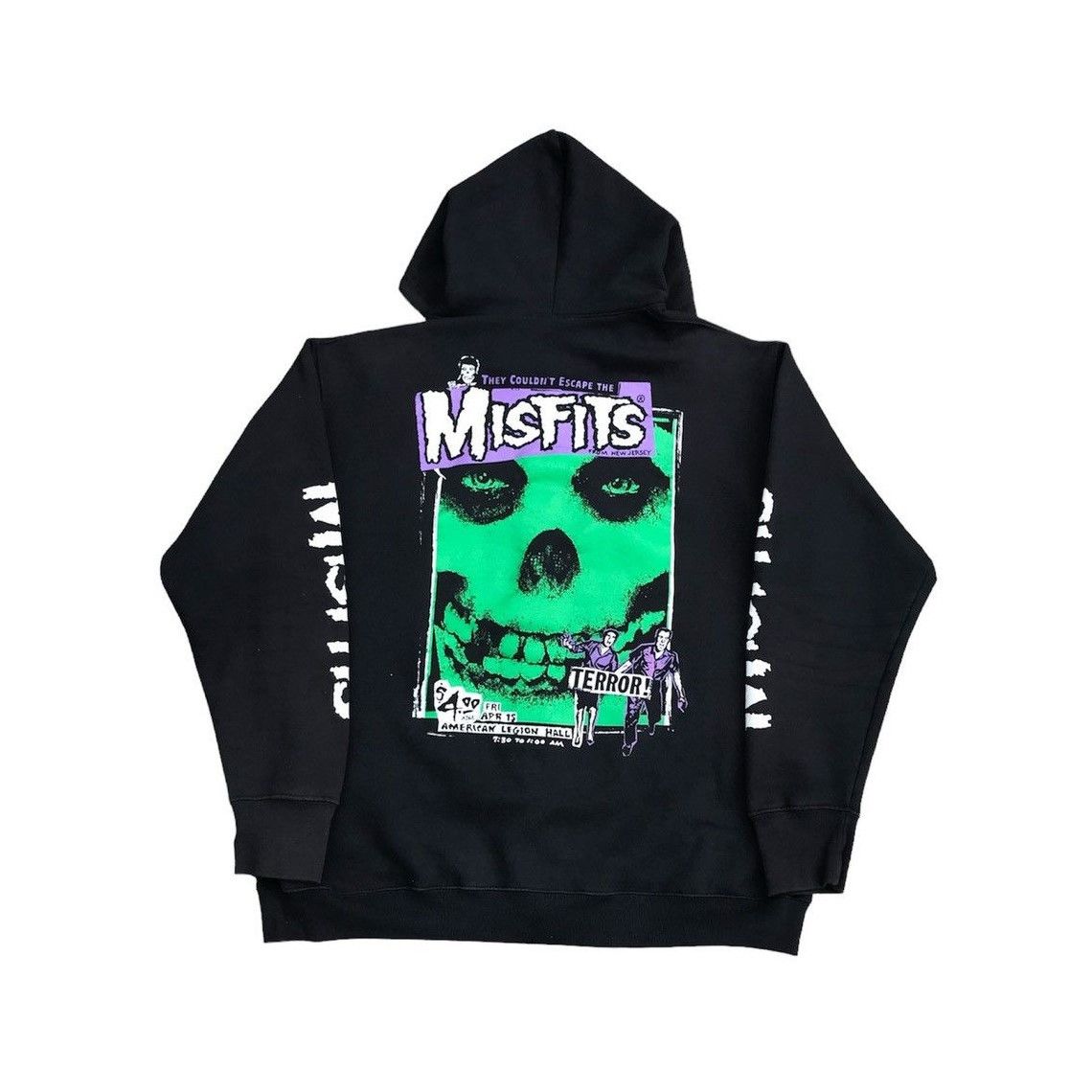 Misfits Vintage Misfits Terror Punk Rock Band Zip Up Hoodie Band Size US XXL / EU 58 / 5 - 2 Thumbnail