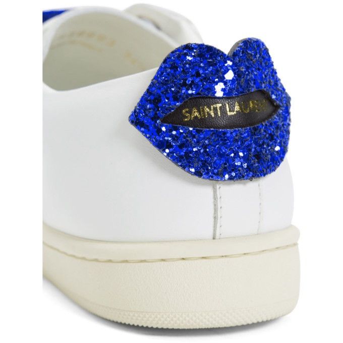Saint Laurent Paris Glitter lips court classic 35.5 Size US 5.5 / IT 35.5 - 2 Thumbnail