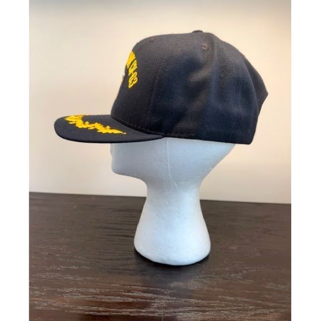 Vintage VINTAGE California Headwear Hat Navy Blue Snapback USS Kitty Hawk CV-63 Navy Blue USA Made Cap Mens Regular Adjustable 1990s"} Size ONE SIZE - 5 Thumbnail
