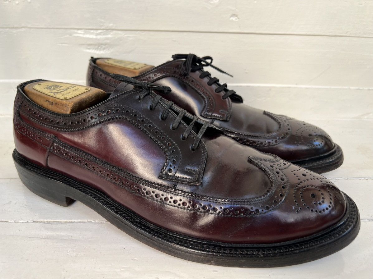 Hanover Hanover LB Sheppard Brown Longwing Shell Codovan Dress Shoes Size US 9.5 / EU 42-43 - 1 Thumbnail
