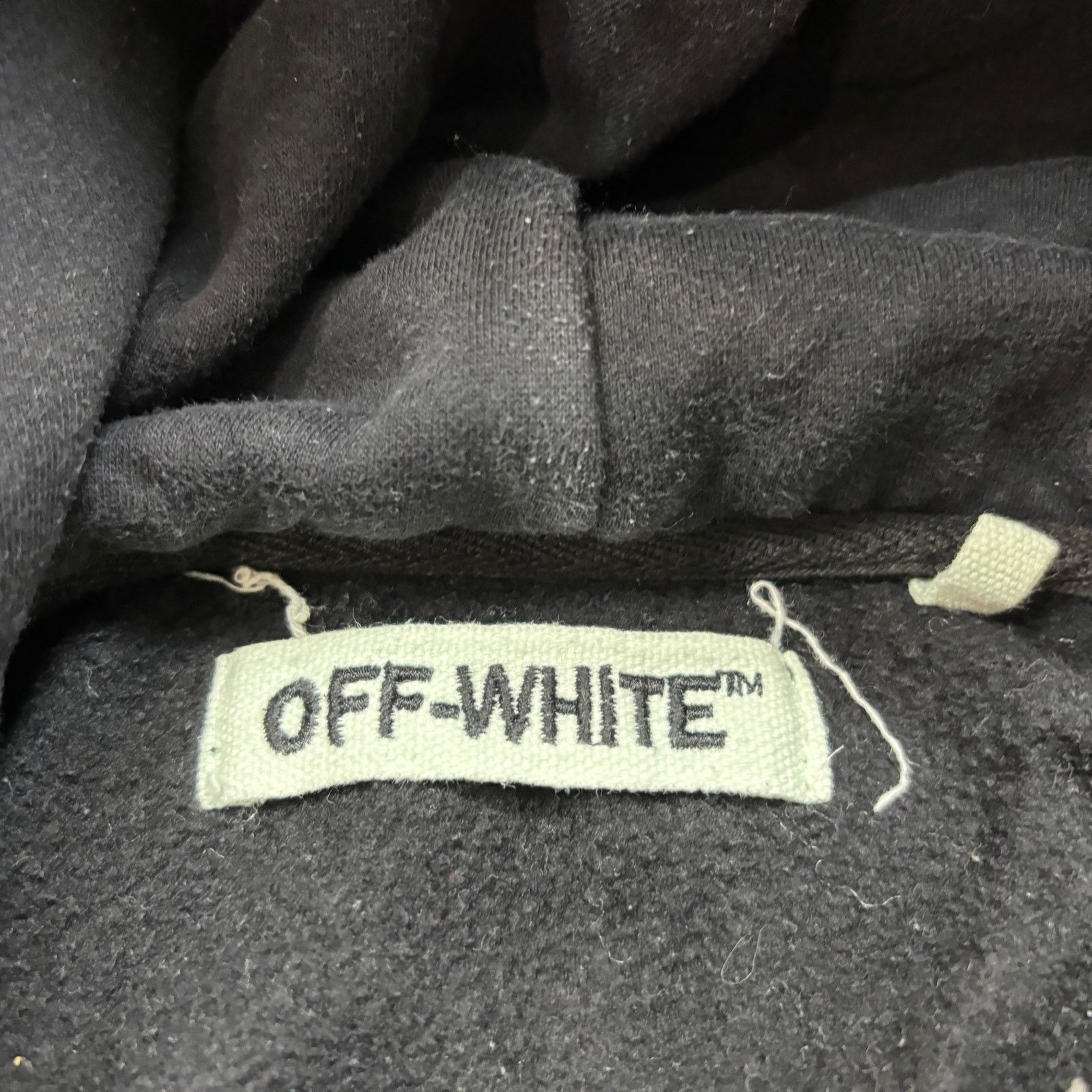 Off-White × Virgil Abloh Off White Virgil Abloh Diagonal Hoodie Men Medium Streetwear Size US M / EU 48-50 / 2 - 5 Thumbnail