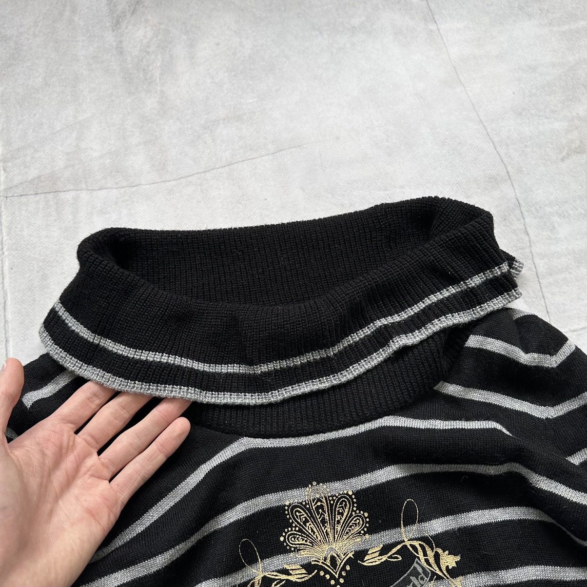 Hysteric Glamour × Undercover Japan Striped Knit Sweater High Neck Cop Copine Vibe Size M / US 6-8 / IT 42-44 - 4 Thumbnail