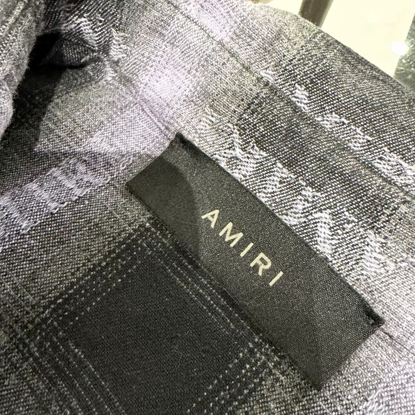 Amiri amiri green gradient flannel shirt Size US L / EU 52-54 / 3 - 3 Thumbnail