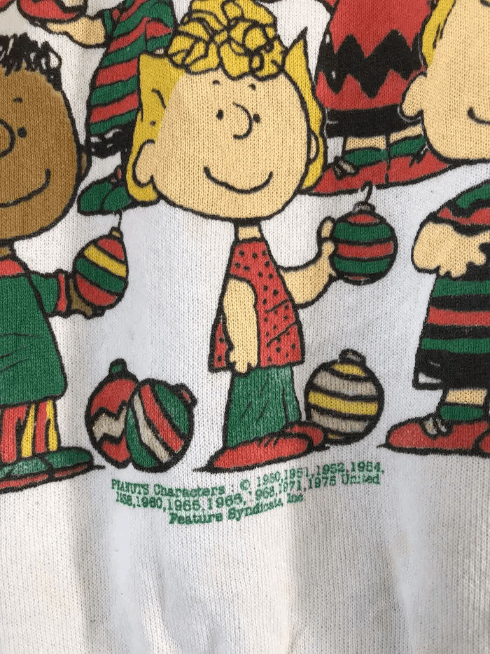 Peanuts Vintage 70's Peanuts Character Sweatshirts Size US L / EU 52-54 / 3 - 6 Thumbnail