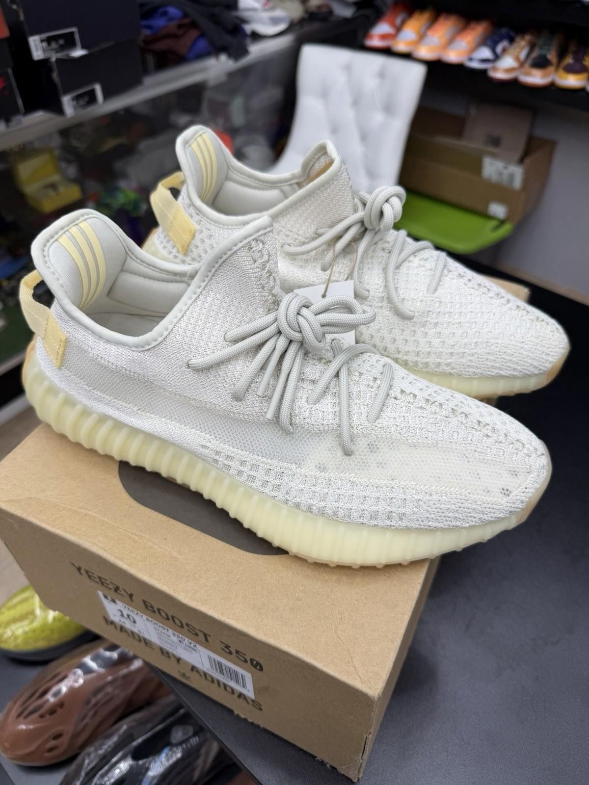 Adidas Adidas Yeezy Boost 350 V2 Sz 10 Light UV Authentic Brand New Size US 10 / EU 43 - 3 Thumbnail