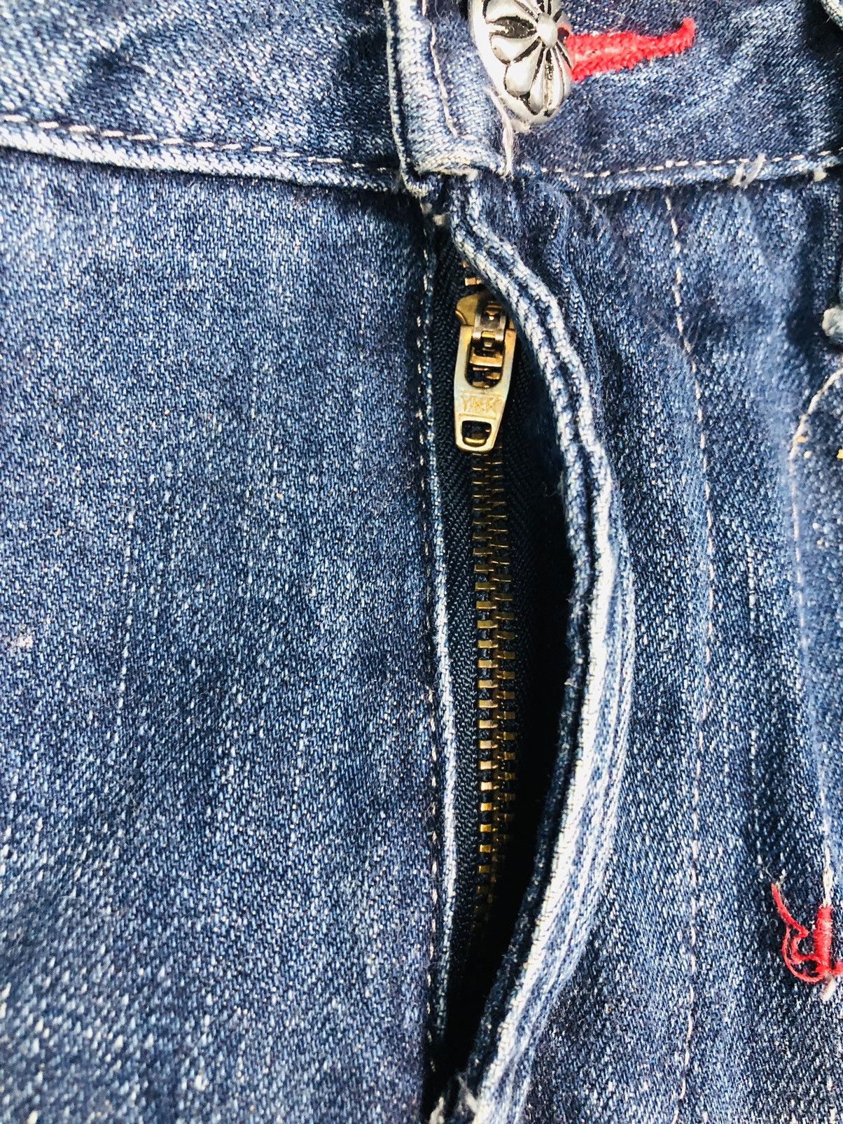 Other Ripped Patch Design Jeans (35) Size US 32 / EU 48 - 8 Thumbnail
