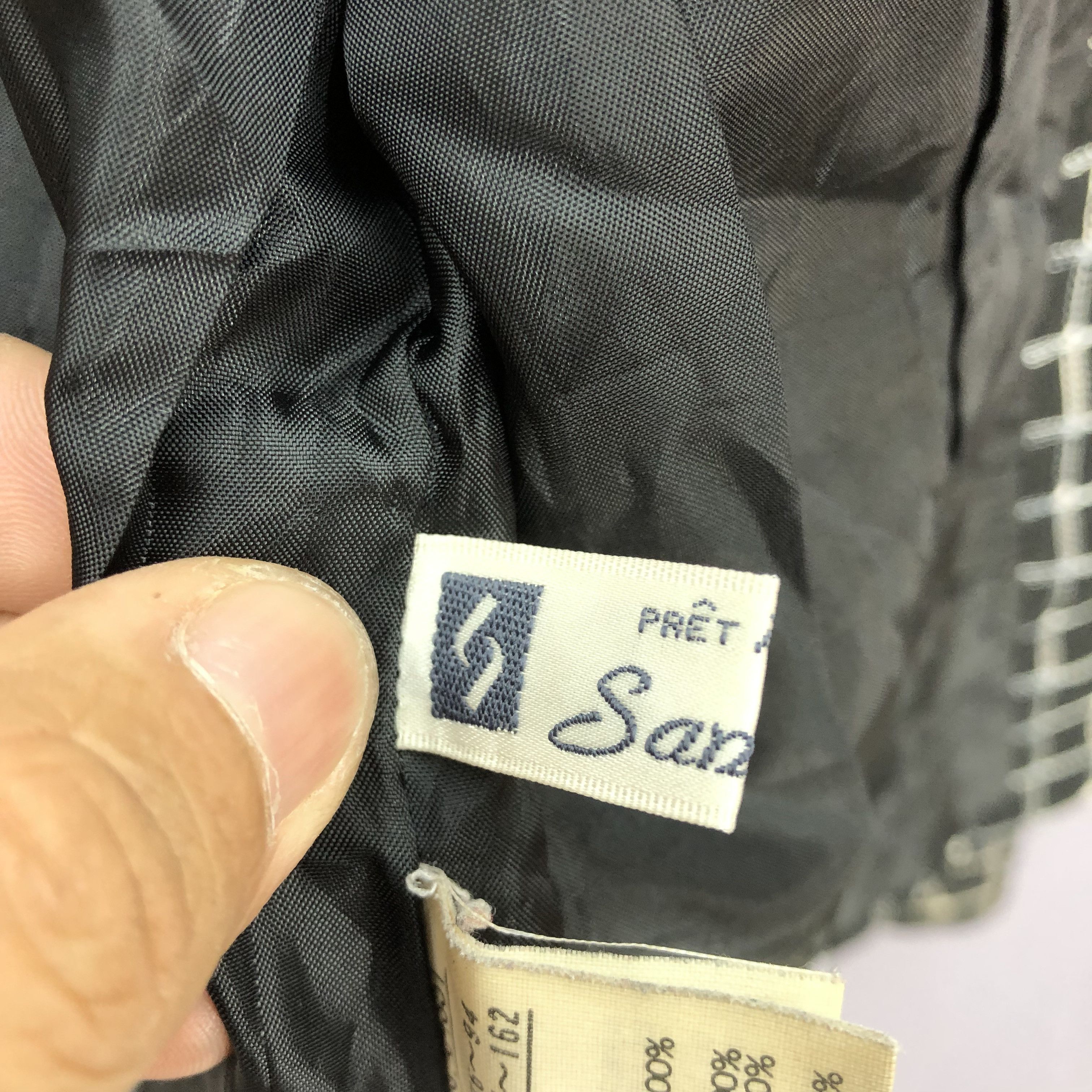 Vintage Vintage San Anom Checkered Jacket Size L / US 10 / IT 46 - 5 Thumbnail