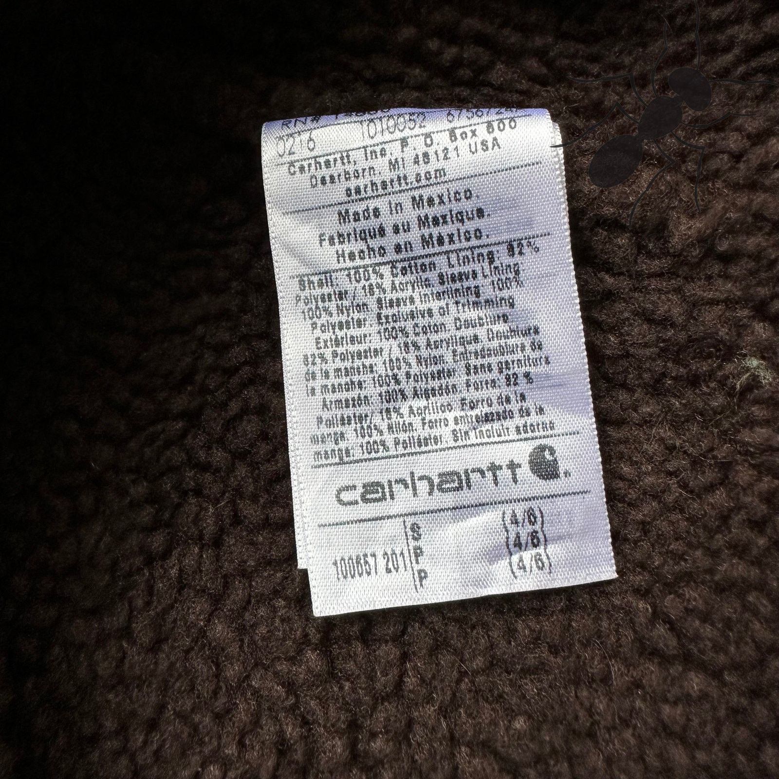Carhartt × Vintage Carhartt DKB brown Sherpa hooded work wear jacket Size US S / EU 44-46 / 1 - 5 Thumbnail