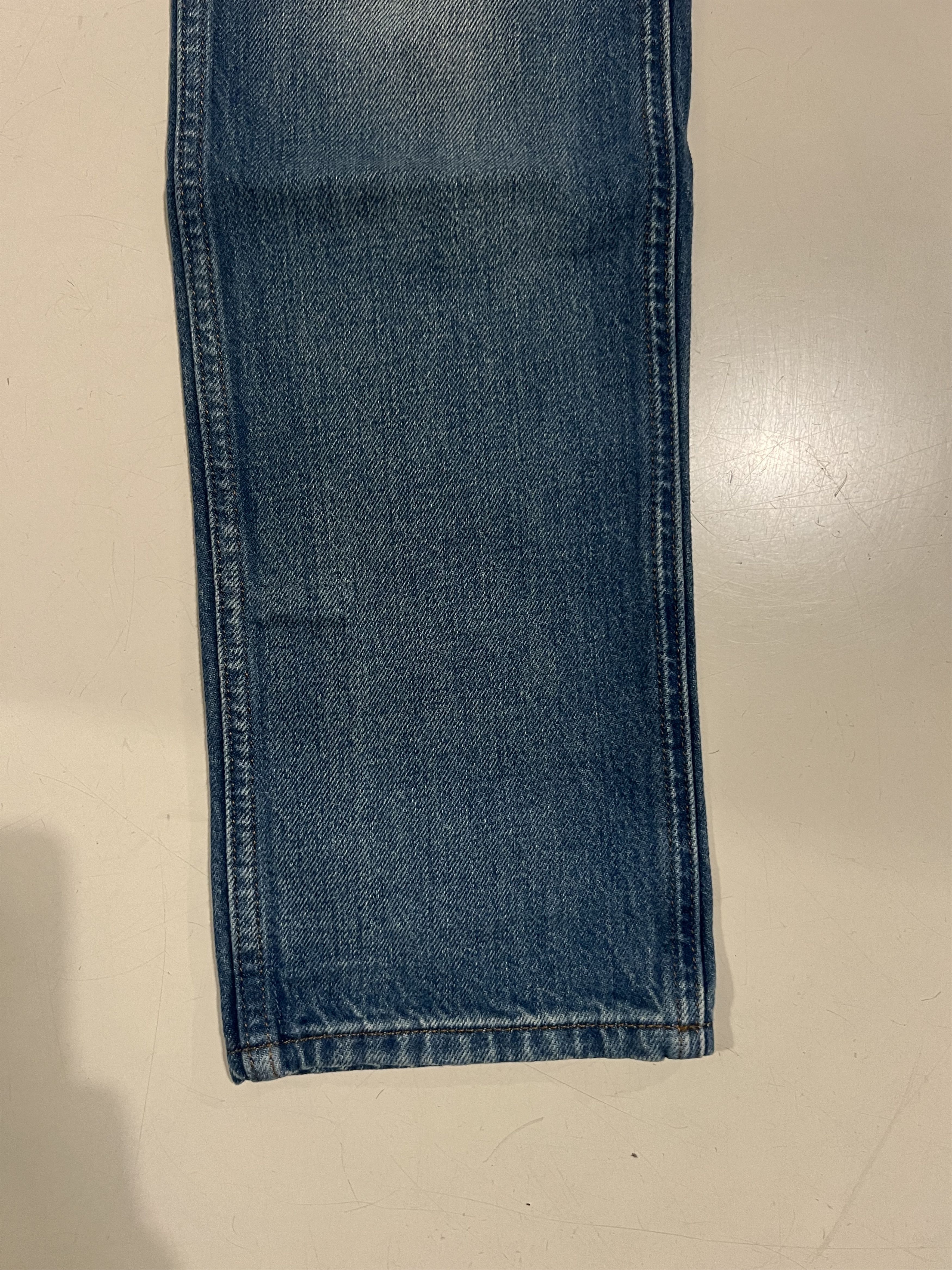 Gucci Gucci Slim Straight Denim Jeans Web Stripe Leather Size US 28 / EU 44 - 9 Thumbnail
