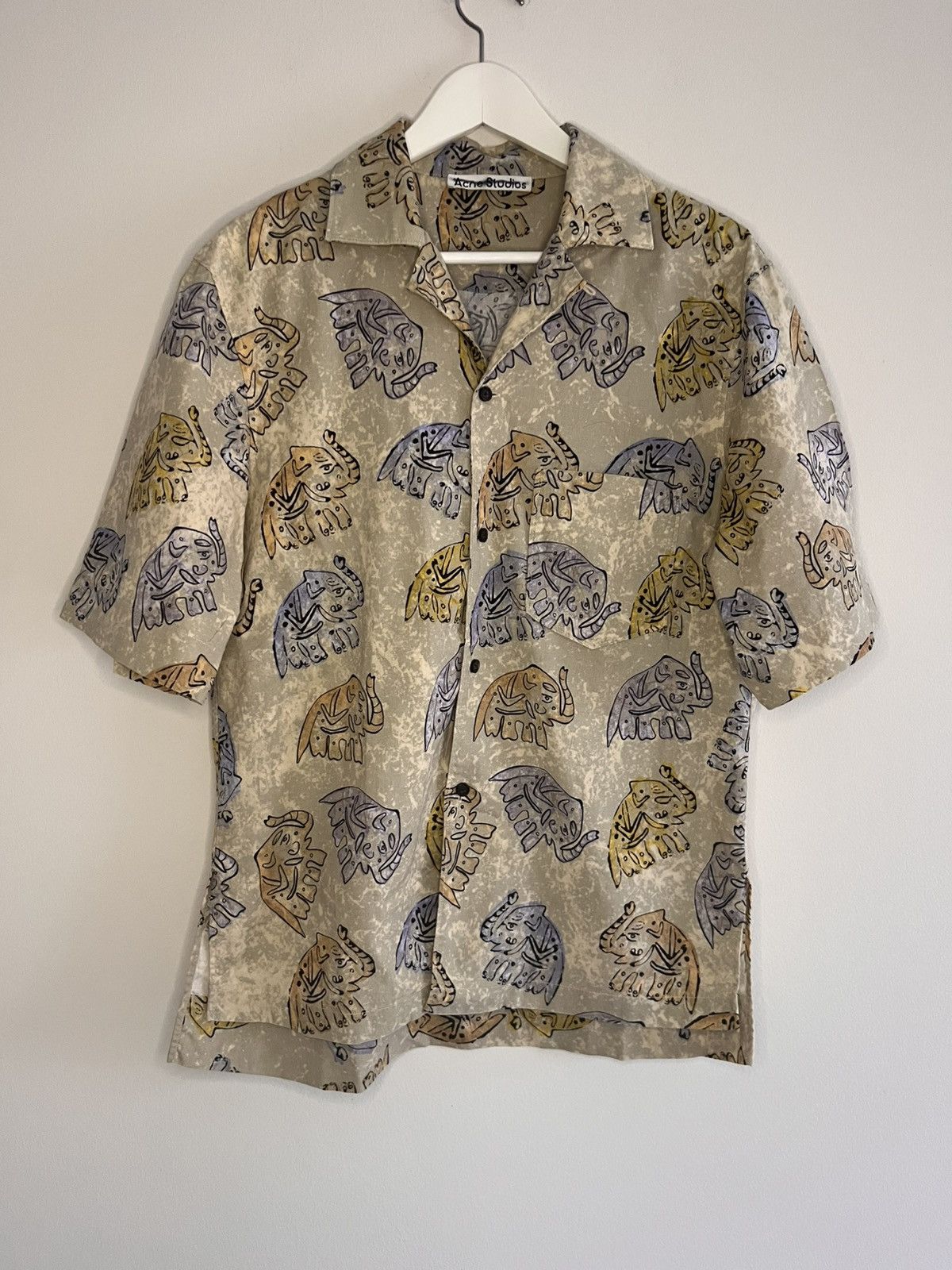Acne Studios Acne Studios - Slub Cotton Shirt Size US M / EU 48-50 / 2 - 1 Thumbnail