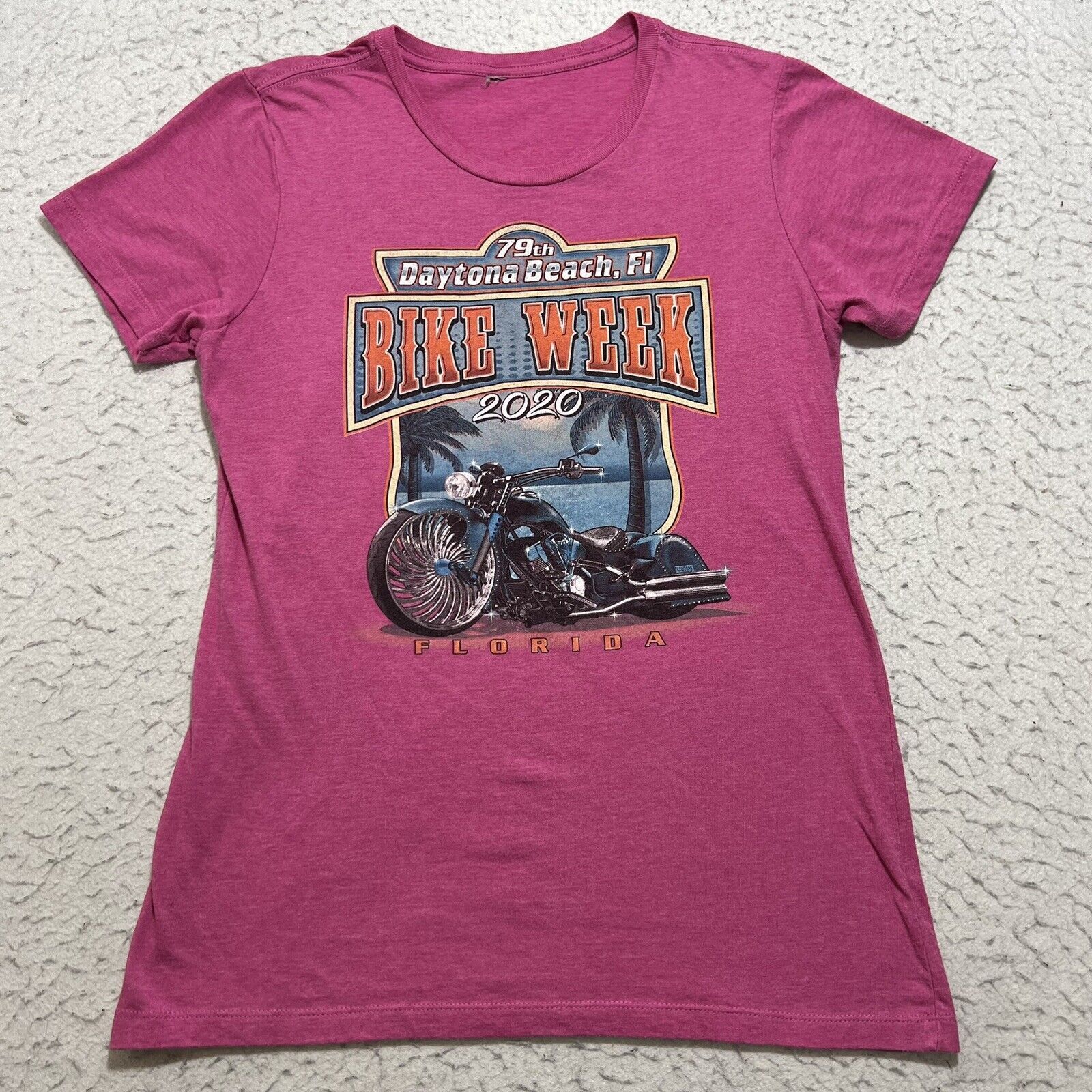 Other Daytona Beach Bike Week 2020 Short Sleeve Graphic T Shirt Size M / US 6-8 / IT 42-44 - 1 Thumbnail