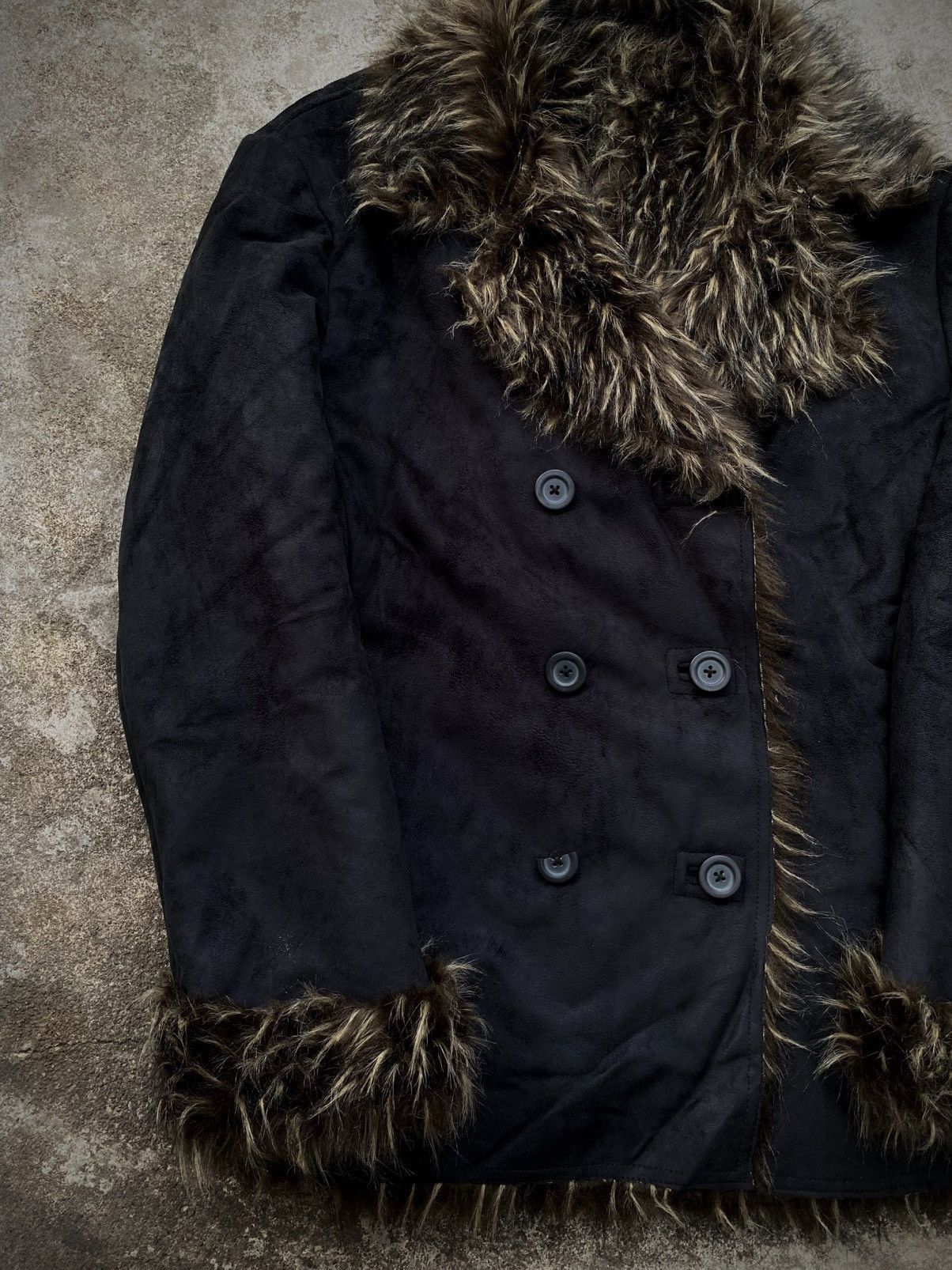 Yasuyuki Ishii FAUX FUR GOTHIC JAPANESE FYLS STYLE JACKET Size US M / EU 48-50 / 2 - 3 Thumbnail
