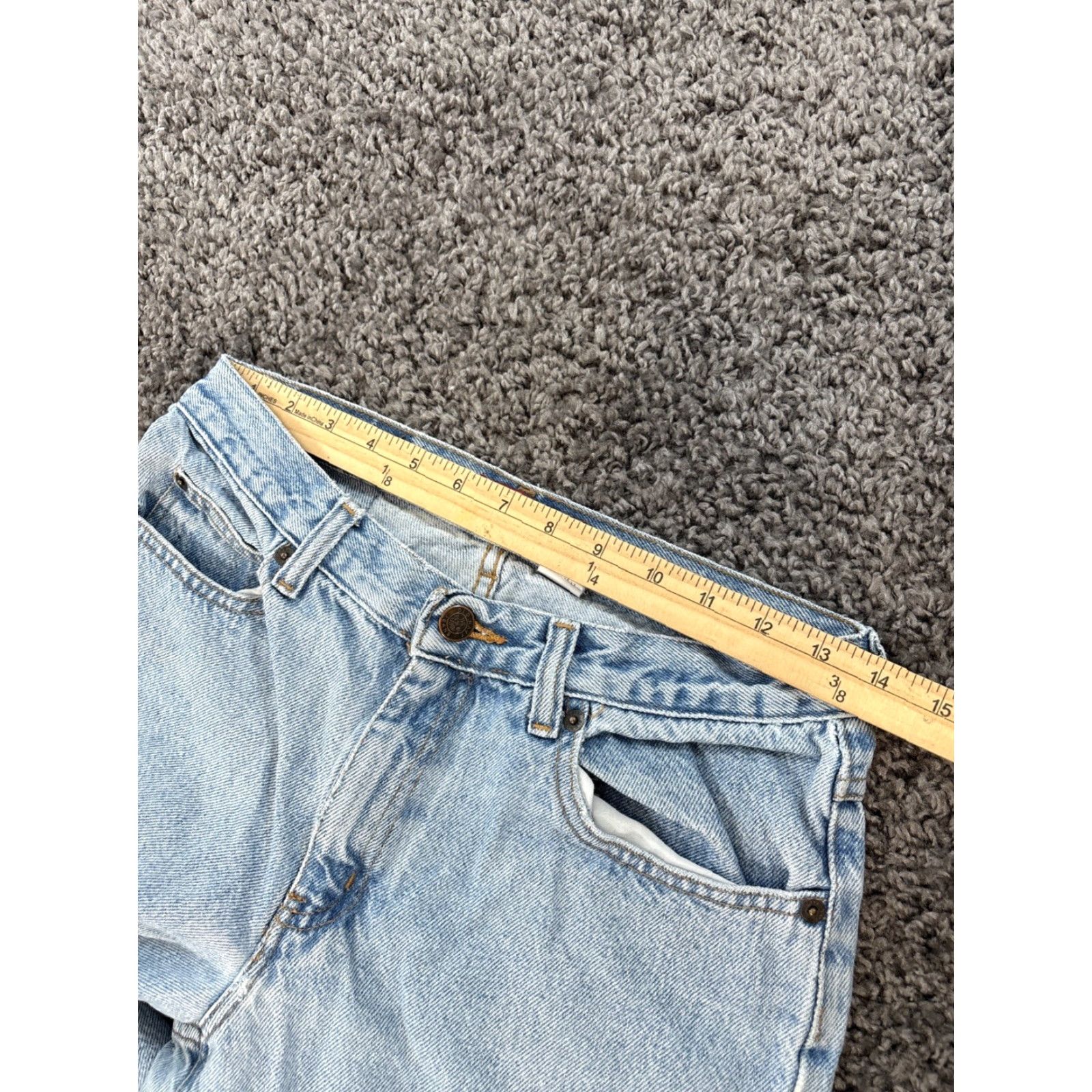 Old Navy VINTAGE Old Navy Jeans Womens 28x27 Light Wash Relaxed Tapered 90s Blue 28 90s Mens? Size ONE SIZE - 4 Thumbnail