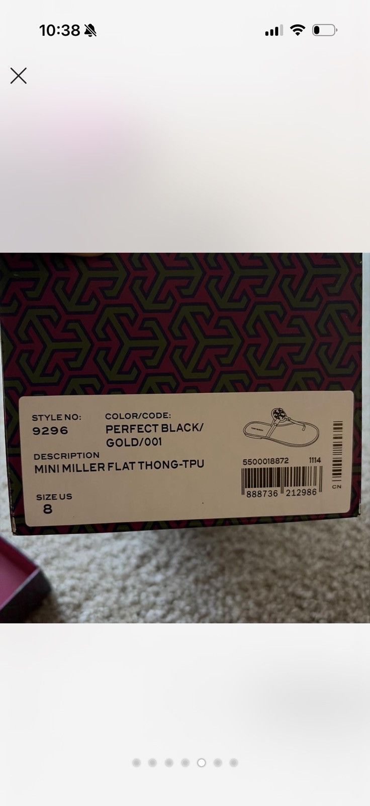 Tory Burch Tory Burch Mini Miller Jelly Sandals Size US 8 / IT 38 - 5 Thumbnail