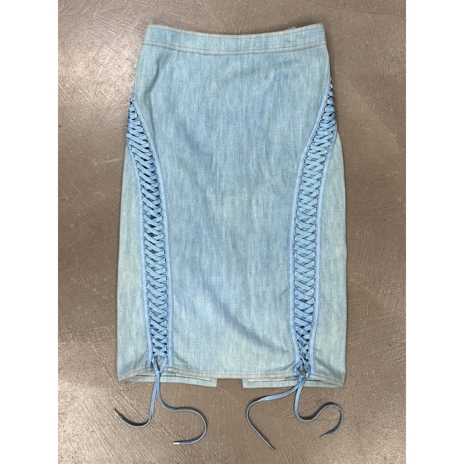 A/W2002 Christian Dior by Galliano lace-up skirt