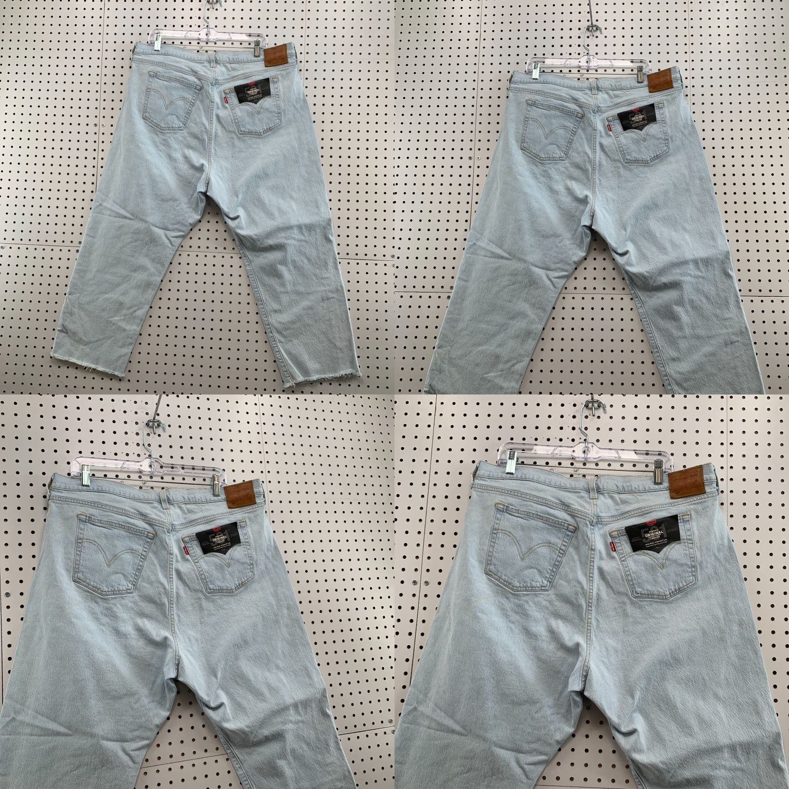 Levi's Levi's 501 Jeans Womens 18W Denim Light Blue 40x25.5 NWT Raw Hem Jeans Womens Size 40" / US 18 - 8 Thumbnail