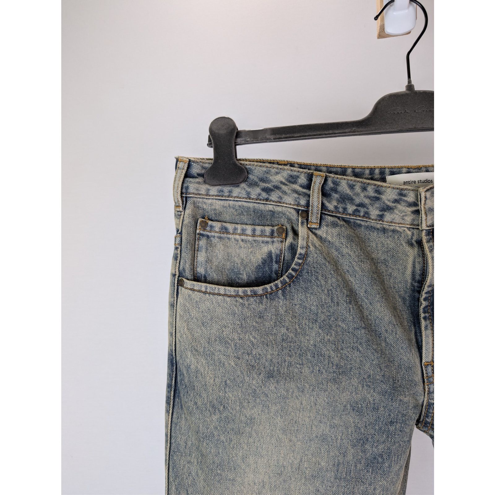 Entire Studios o1rshd1 Slim-Flared Denim Jeans in Blue Size US 34 / EU 50 - 6 Thumbnail