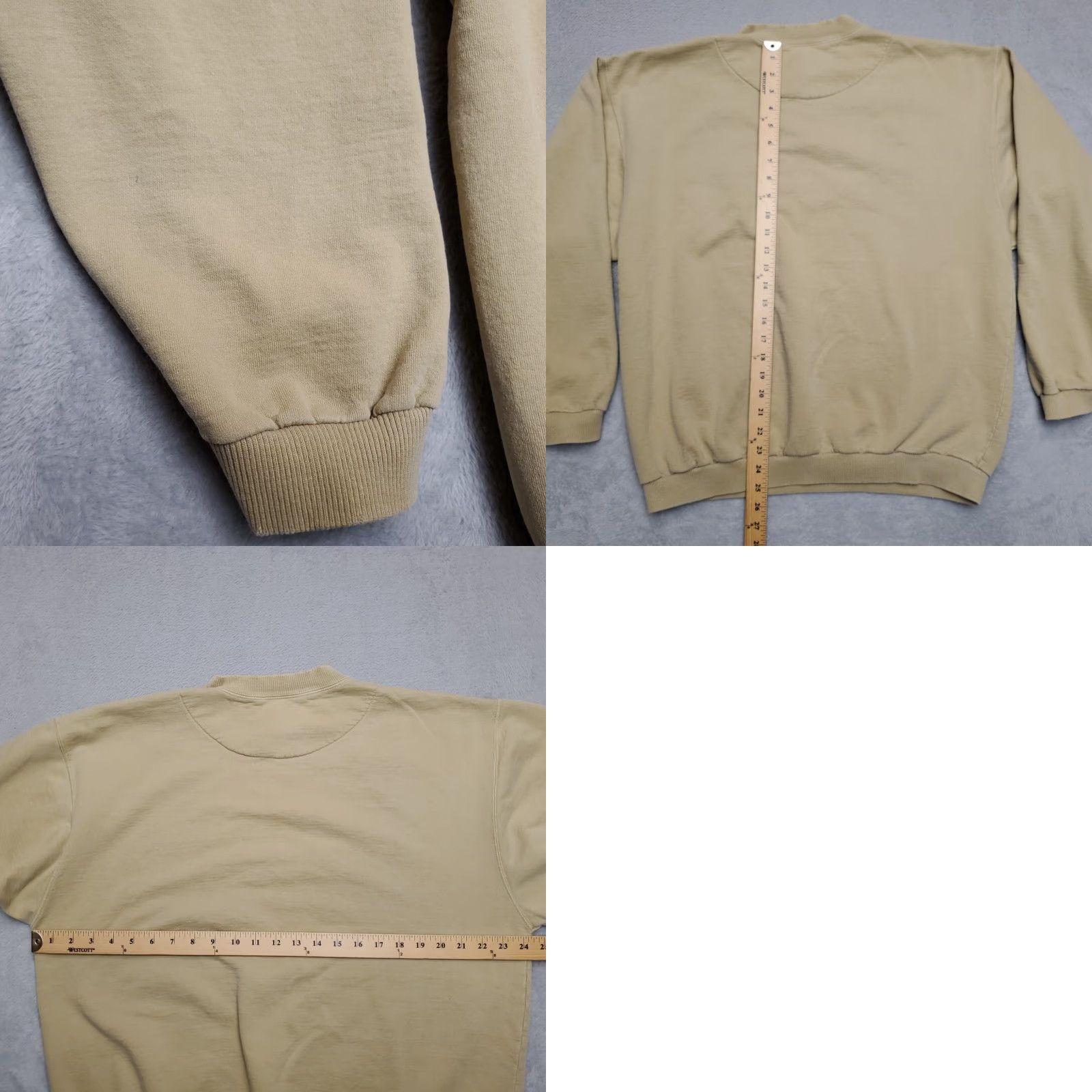 Vintage VINTAGE Buffalo Jeans Sweatshirt XL Tan Embroidered Crewneck 90s Made in Canada Mens Size US XL / EU 56 / 4 - 8 Thumbnail