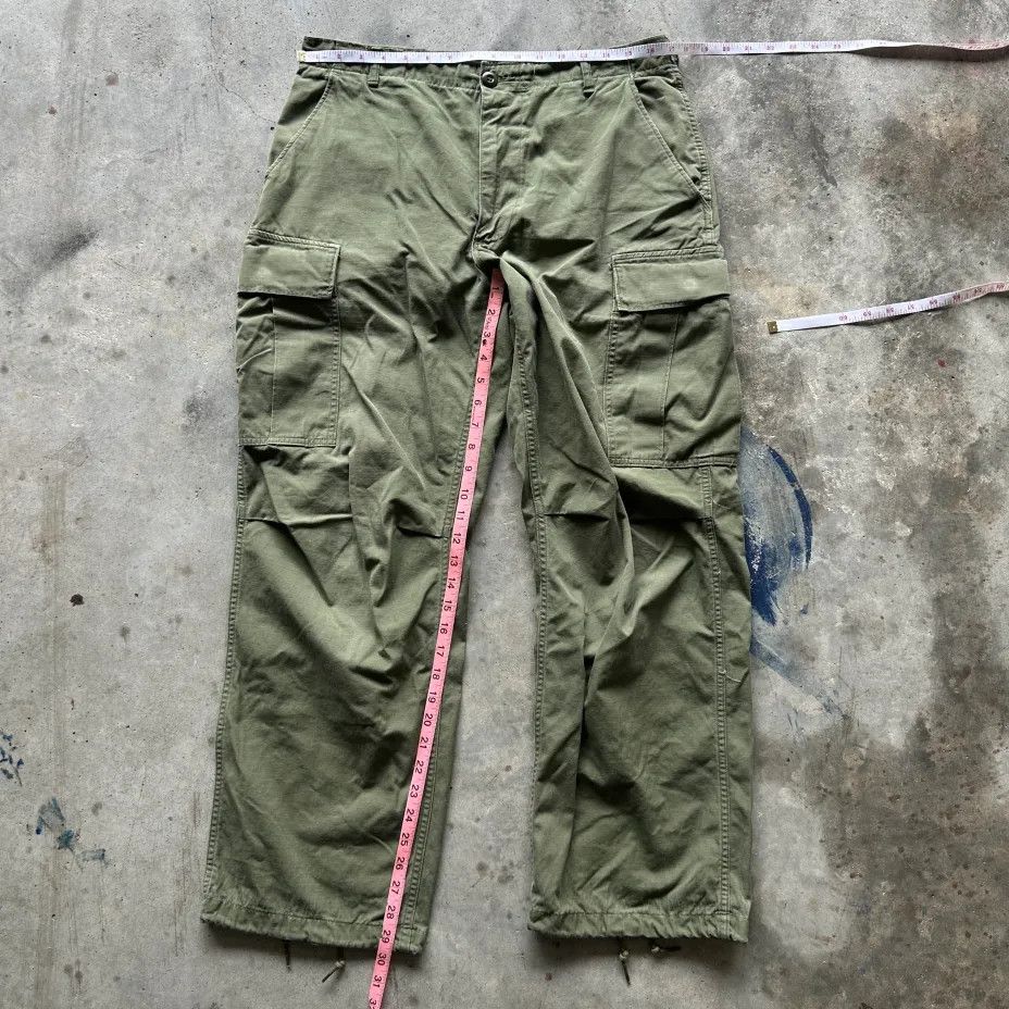 Other Vintage 60s 70s Military Poplin Jungle Combat Cargo Pants Size US 34 / EU 50 - 7 Thumbnail