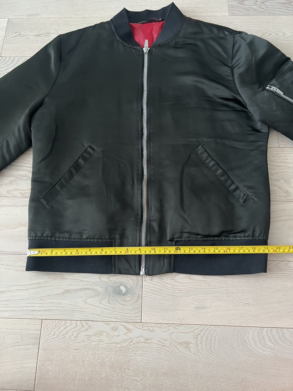 Zara Zara Black Bomber Jacket Size XL Floral Back Design Size US XL / EU 56 / 4 - 8 Thumbnail