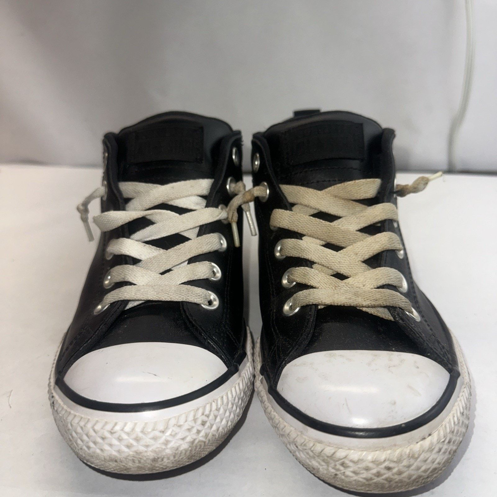 Converse Converse CT All Star Street 663835C Black Leather Juniors 5 Size US 5 / IT 35 - 2 Thumbnail