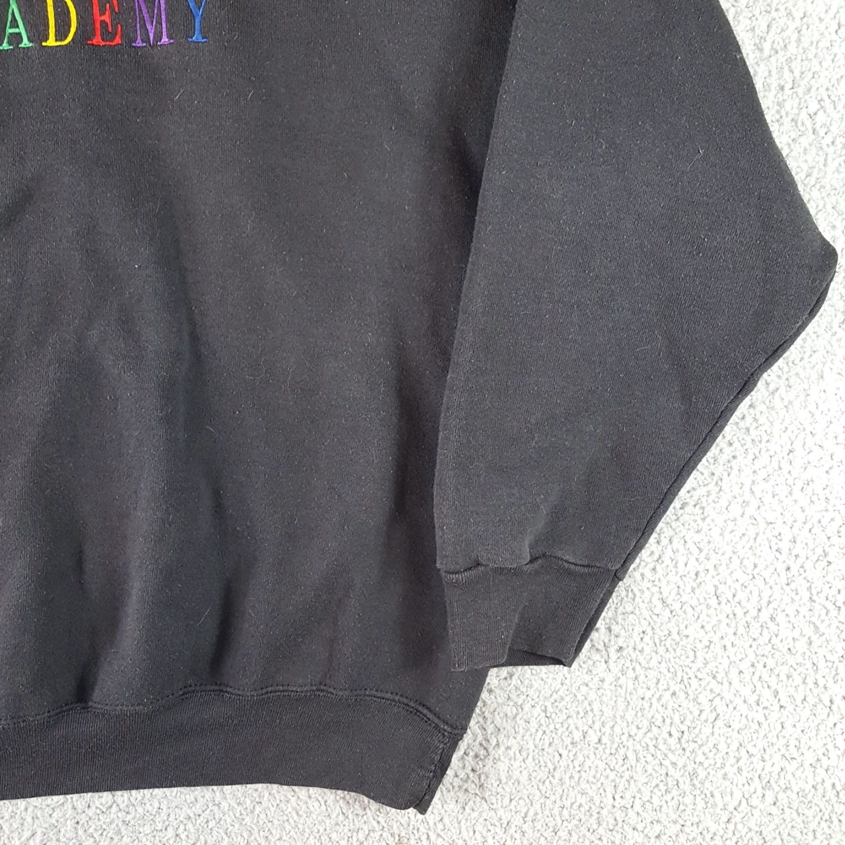 Vintage VINTAGE 80s Randolph-Macon Academy Rainbow Embroidered XL Pullover Crewneck Sweatshirt Size US XL / EU 56 / 4 - 4 Thumbnail