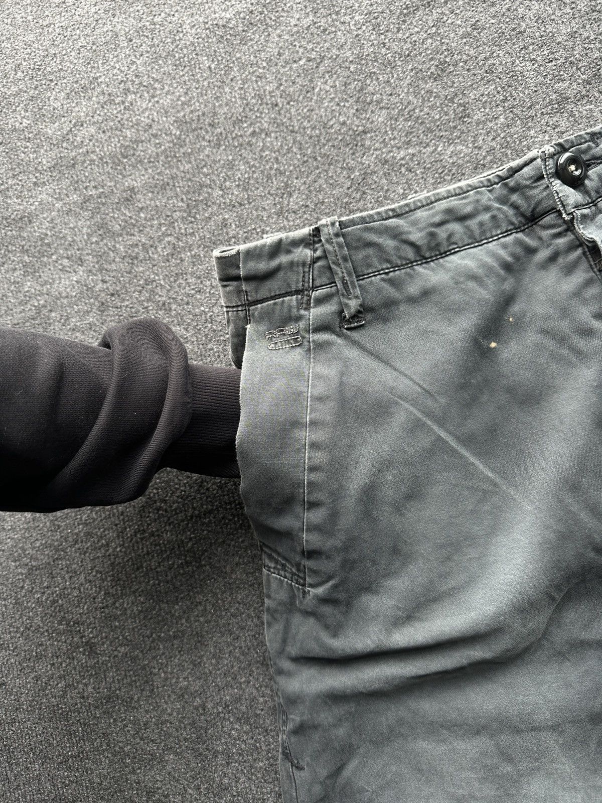 G-Star 🚨PUNK G STAR OPIUM RAW GRAY MENS JEANS Y2k BIKER Size US 34 / EU 50 - 10 Thumbnail