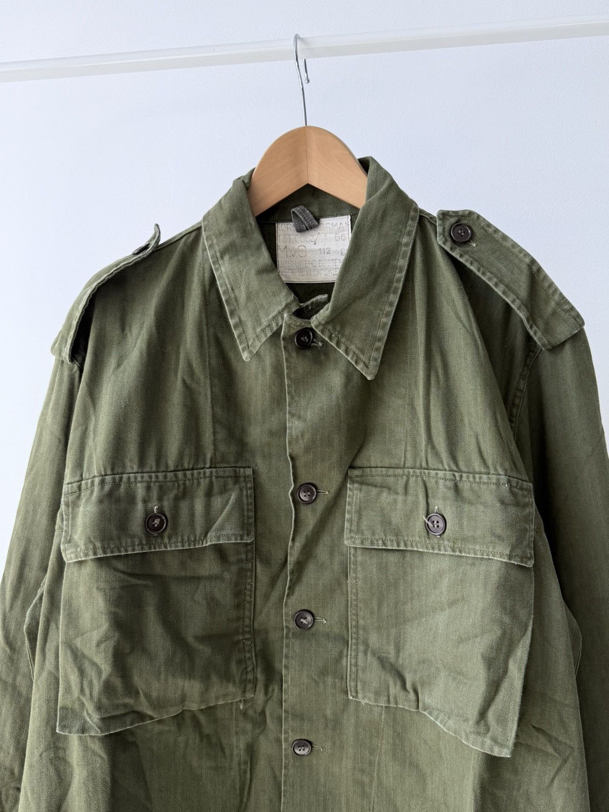 Vintage Vintage 1956 German Military Workwear Chore Jacket Size US XL / EU 56 / 4 - 4 Thumbnail