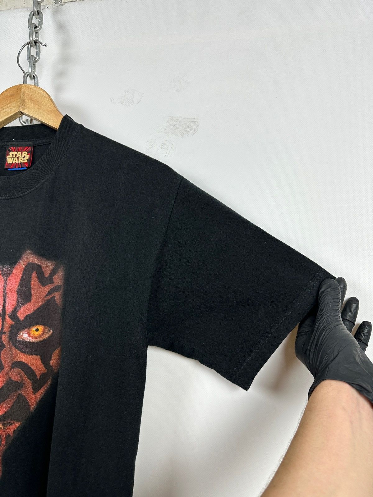 Star Wars 90s Vintage Star Wars Darth Maul The Dark Side T-Shirt Size US S / EU 44-46 / 1 - 9 Thumbnail