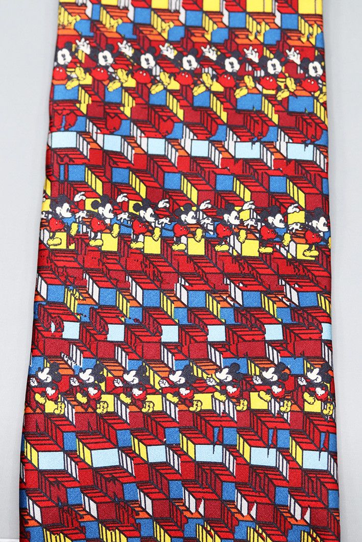 Disney Vintage Mickey Mouse Silk Tie Size ONE SIZE - 5 Thumbnail