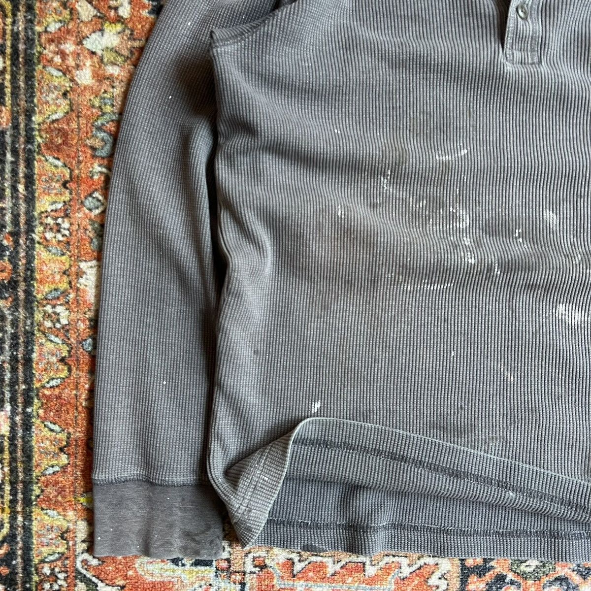 Target Basics Y2K 2000 thrashed thermal long sleeve essential Size US L / EU 52-54 / 3 - 2 Thumbnail