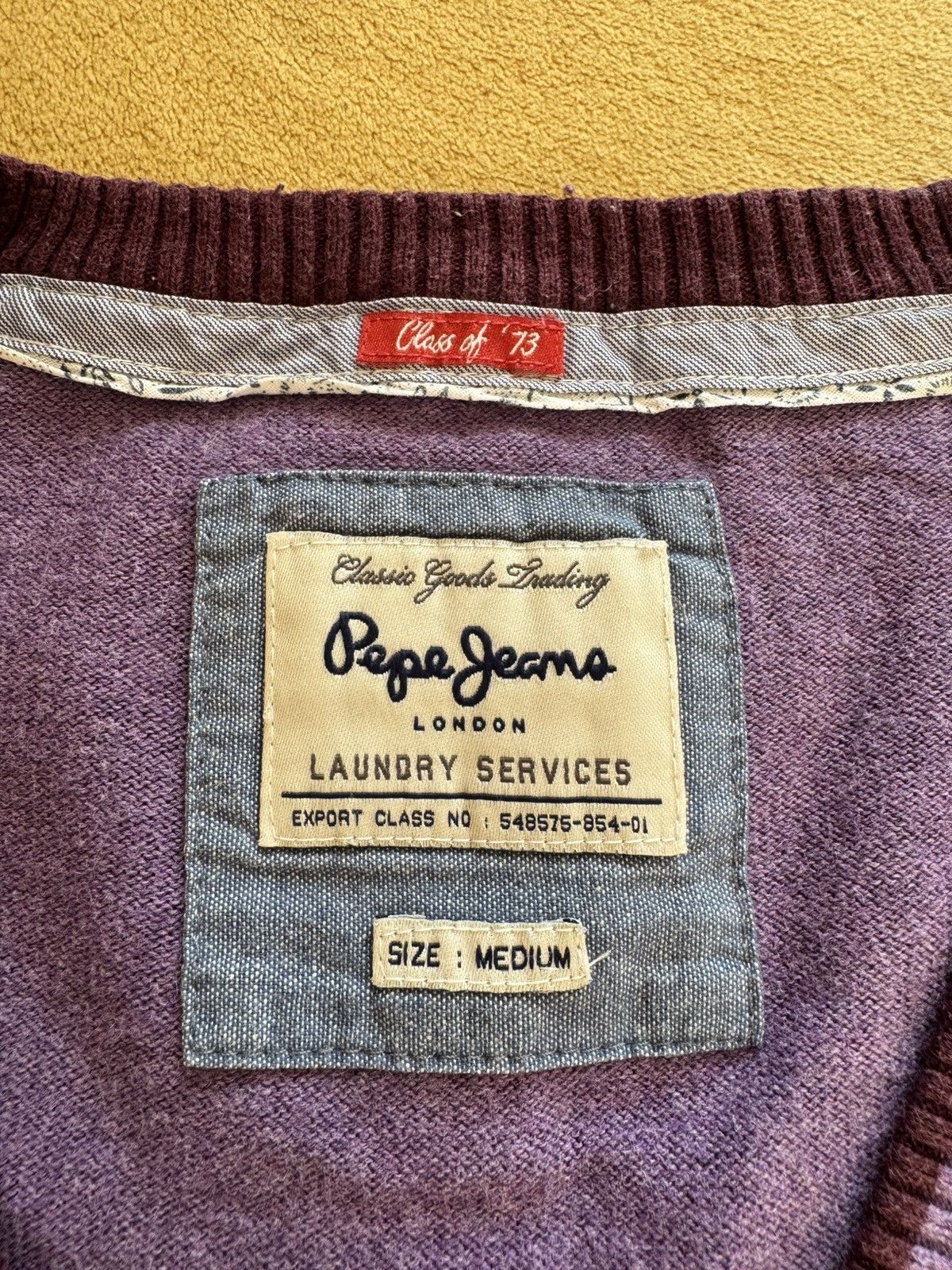 Pepe Jeans RARE PEPE JEANS 1973 VINTAGE QUALITY SWEATER Size US M / EU 48-50 / 2 - 2 Thumbnail