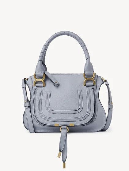Chloe o1loc1c10425 Size: OS/ Marcie Small Double Carry Bag in Blue Size ONE SIZE - 1 Preview