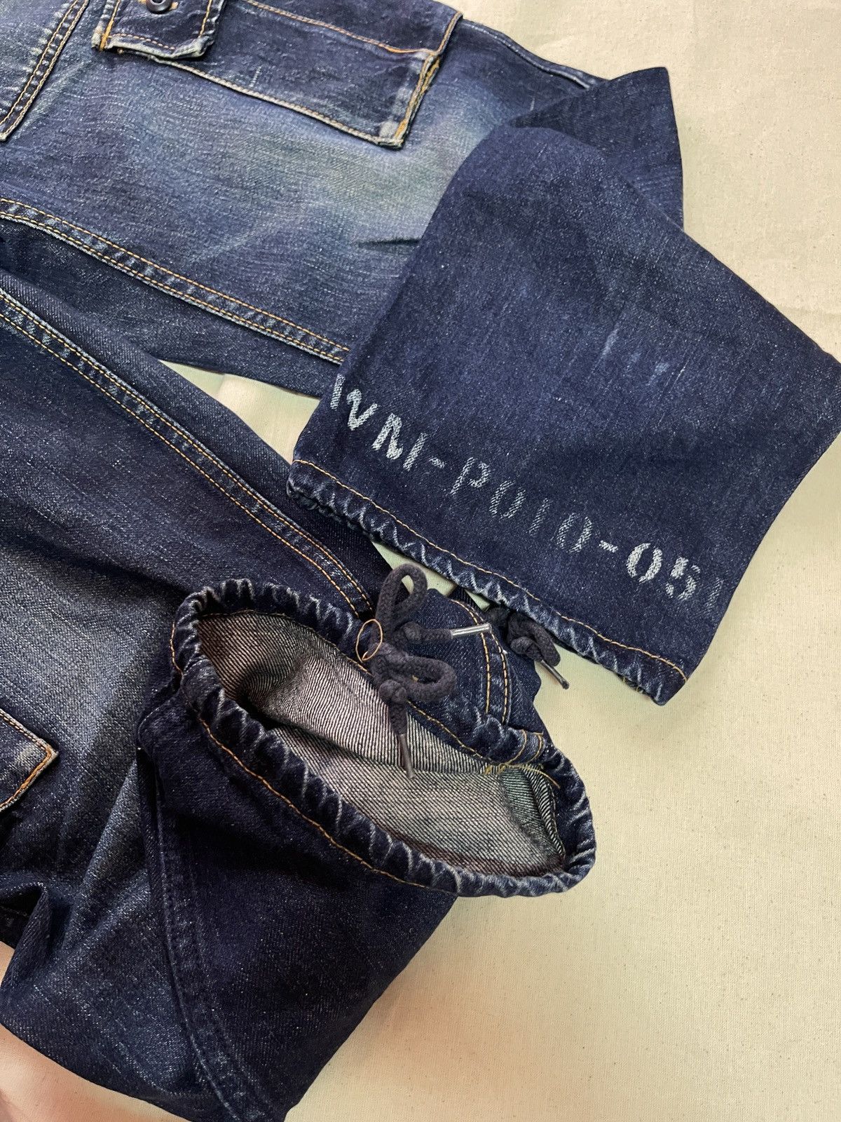 Junya Watanabe Vintage WM-P01 AD2003 Cargo Denim Military Style Size US 30 / EU 46 - 6 Thumbnail