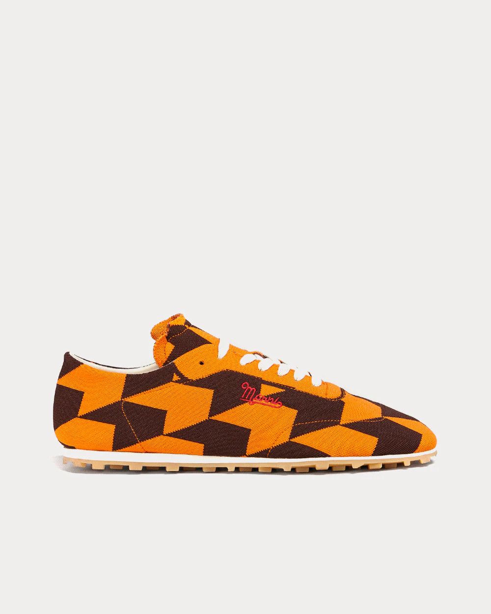 Marni o1y1125 Low-Top Sneakers in Orange/Brown Size US 7 / IT 37 - 1 Thumbnail