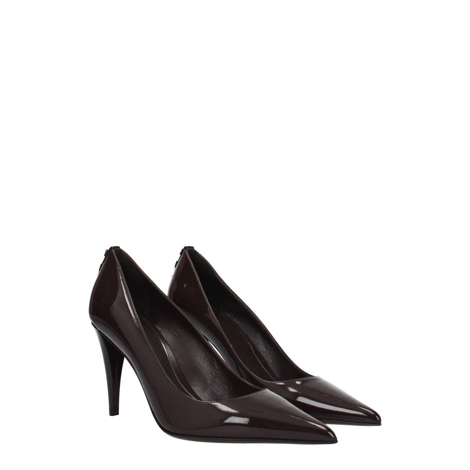 Valentino ob1o1e1224 Patent Leather Pumps in Chocolate Brown Size US 7 / IT 37 - 2 Thumbnail