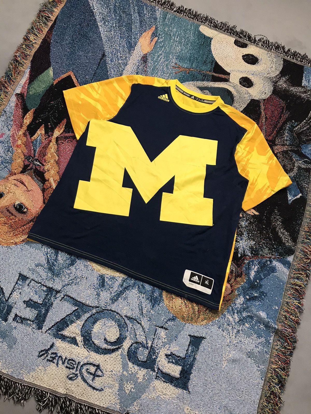 Adidas Vintage adidas Michigan wolverines Jersey Size US M / EU 48-50 / 2 - 3 Thumbnail